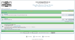 Desktop Screenshot of motoguzziforum.no