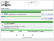 Tablet Screenshot of motoguzziforum.no